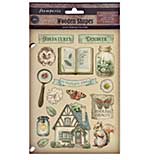 Stamperia Herbarium Silvae A5 Colored Wooden Shape