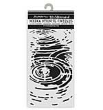 Stamperia Herbarium Silvae Thick Stencil 12x25cm Water Pattern