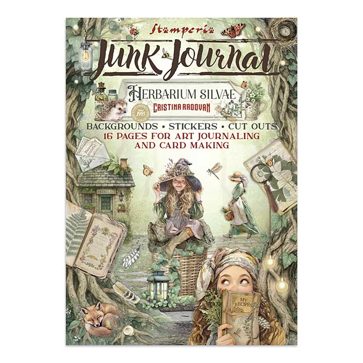 SO: Stamperia Herbarium Silvae Junk Journal Stickers, Backgrounds, Cut-Outs
