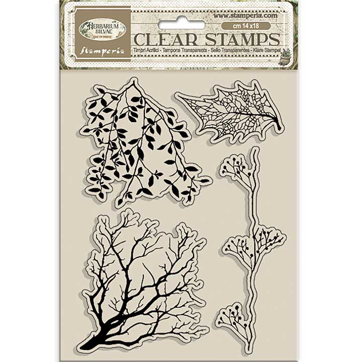Stamperia Herbarium Silvae Clear Stamp Tree Branches