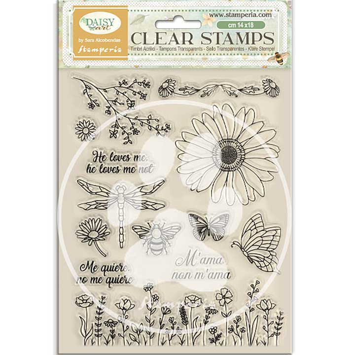 Stamperia Daisy Art Clear Stamp