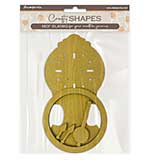 Stamperia Gardens of Time MDF Crafty Shapes Blank Pendulum Clock by Antonis Tzanidakis