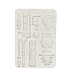 Stamperia Gardens of Time A5 Silicon Mould Clocks and Tubes by Antonis Tzanidakis