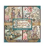 Stamperia Gardens of Time 8x8 Inch Paper Pack Maxi (Singel Face) by Antonis Tzanidakis
