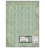 Stamperia Art Stories 50x70cm Big Rice Paper Green Tapestry by Antonis Tzanidakis