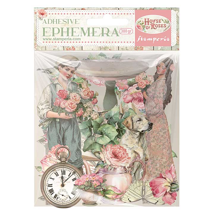 Stamperia House of Roses Ephemera (46pcs)