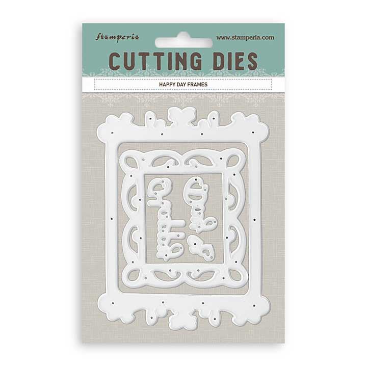 PRE: Stamperia All Around A6 Cutting Dies Happy Day Frames