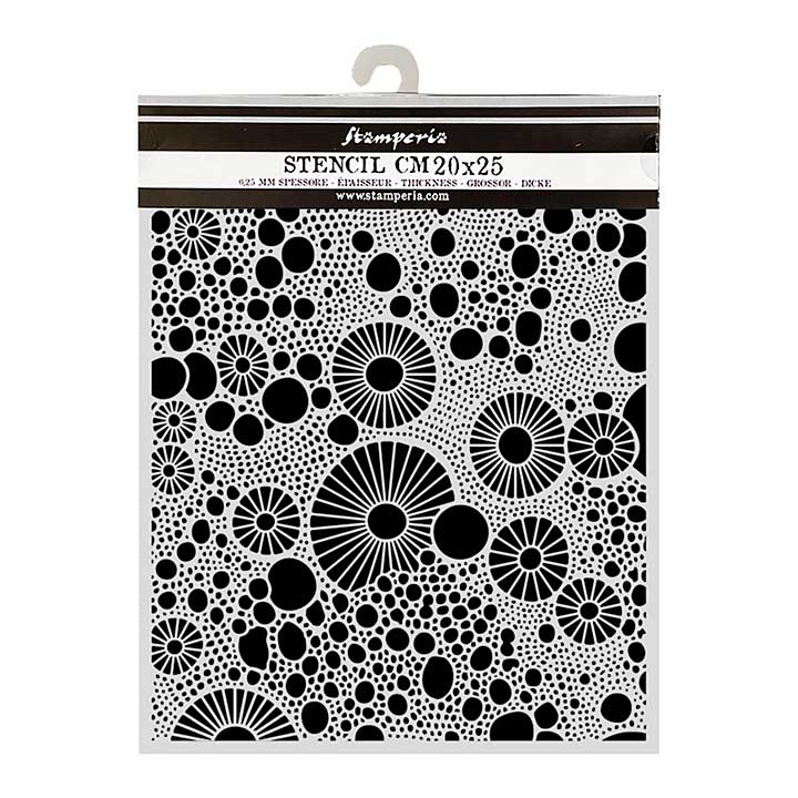 PRE: Stamperia All Around Thick Stencils 20x25cm Rings
