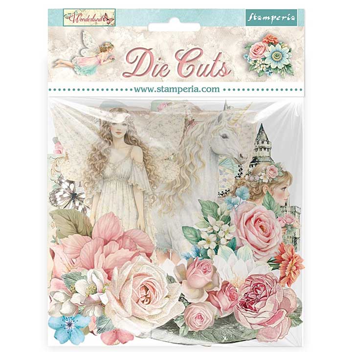 PRE: Stamperia Wonderland Die Cuts Assorted (42pcs)