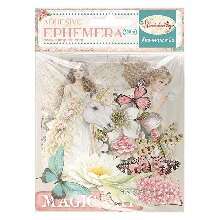 PRE: Stamperia Wonderland Ephemera (41pcs)