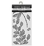 PRE: Stamperia Wonderland Thick Stencils 12x25cm Dragonfly