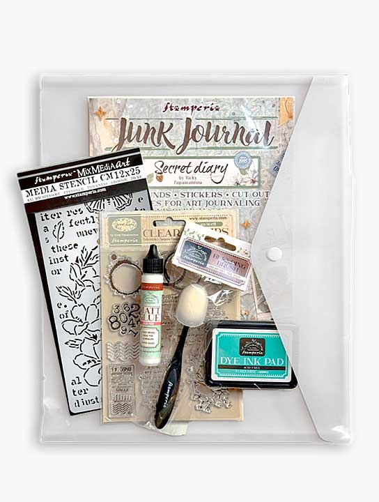 PRE: Stamperia Secret Diary Art Jounaling Selection by Vicky Papaioannou