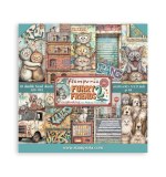 Stamperia Furry Friends 2 12x12 Inch Paper Pack by Antonis Tzanidakis