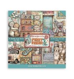Stamperia Furry Friends 2 8x8 Inch Paper Pack by Antonis Tzanidakis