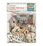 Stamperia Furry Friends 2 Ephemera by Antonis Tzanidakis