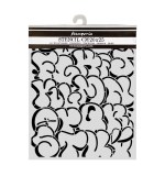 Stamperia Furry Friends 2 Thick Stencils 20x25cm Pop Art Pattern by Antonis Tzanidakis