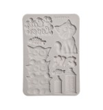 Stamperia Furry Friends 2 A5 Silicon Mould Cats by Antonis Tzanidakis