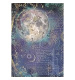 Stamperia Cosmos A4 Rice Paper Moon (6pcs) by Cristina Radovan