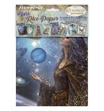 Stamperia Cosmos A6 Mini Rice Paper Selection (8pcs) by Cristina Radovan