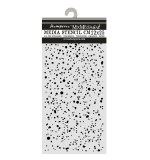 Stamperia Cosmos Thick Stencils 12x25cm Ink Spots by Cristina Radovan