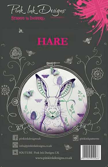 SO: Pink Ink Designs - Hare - A5 Clear Stamp Set