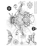SO: Pink Ink Designs Clear Stamp Mel's Angel A5