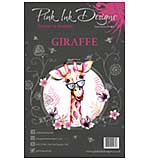 SO: Pink Ink Designs A5 Clear Stamp Set  Giraffe