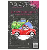 SO: Pink Ink Designs Happy Ho Ho Ho A5 Clear Stamp (3006)
