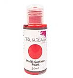Pink Ink Multi Surface Paint - Strawberry Fire Shimmer 50ml
