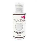 SO: Pink Ink Multi Surface Paint - Silver Shine Sparkle 50ml