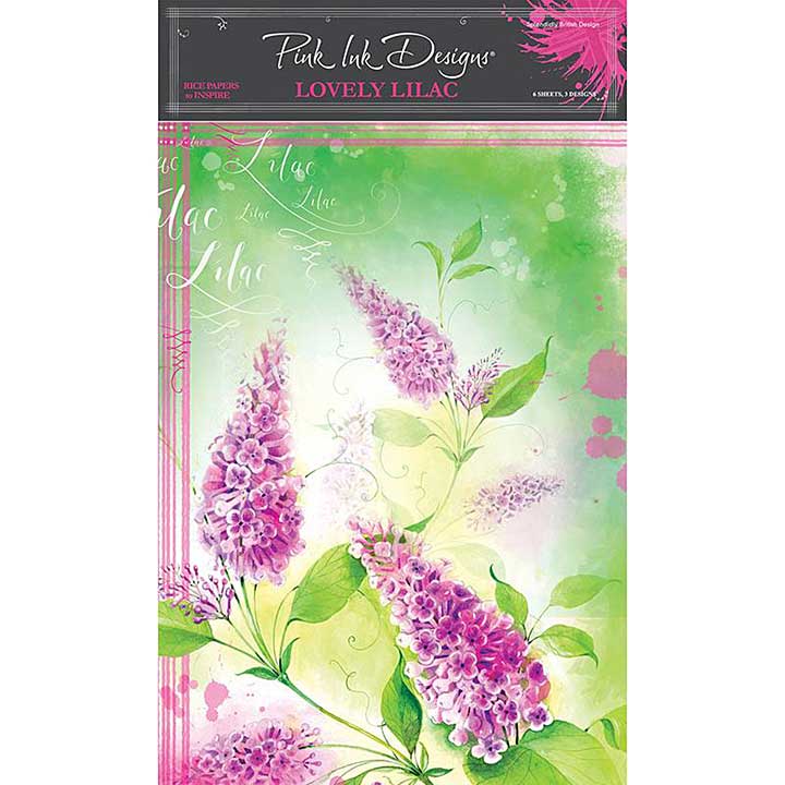 Pink Ink Designs Lovely Lilac A4 Rice Paper