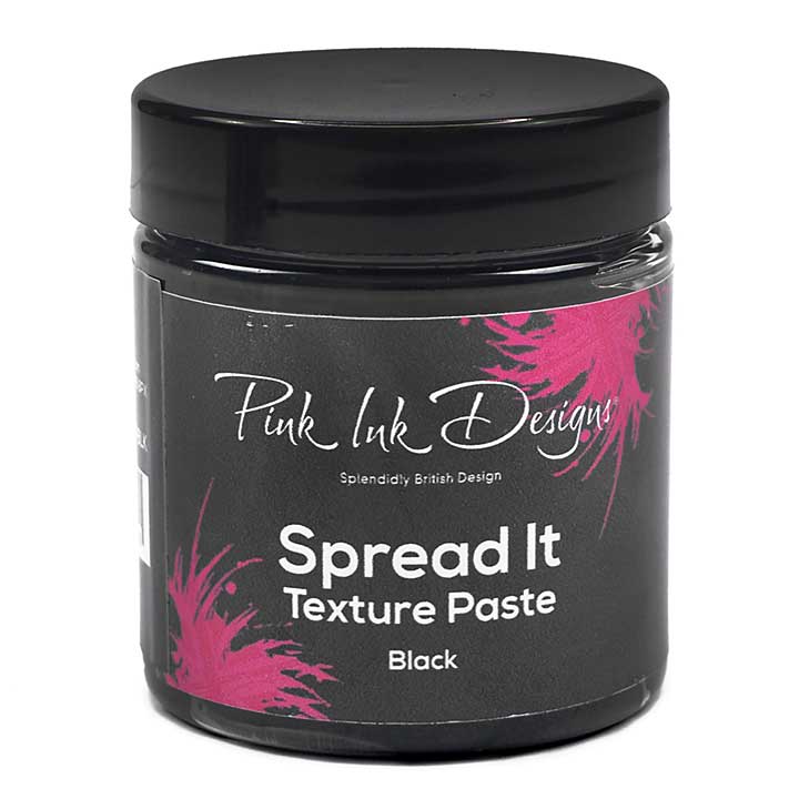 Pink Ink Designs Spread It Texture Paste Black 75ml