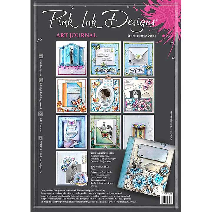 Pink Ink Designs Art Journal Paper Kit