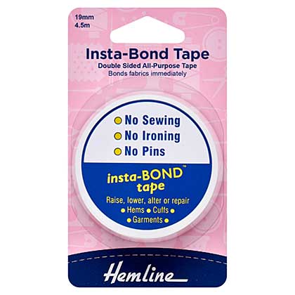 SO: Hemline Insta-bond Tape (4.5m x 19mm)