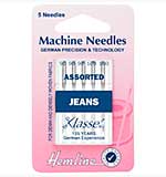 SO: Hemline Sewing Machine Needles - Jeans Heavy Assorted (5pk)