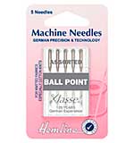 Hemline Sewing Machine Needles - Ball Point (Mixed, 5 Needles)