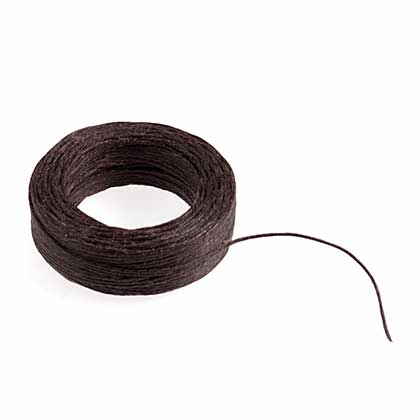 SO: Trimits Waxed Linen Thread - Brown (22m)