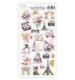 Mintay See You In Paris 6x12 Inch Paper Stickers Elements