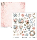 Snowberry Lane 12x12 Inch Fussy Cut Flora Paper