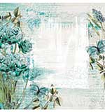 Vintage Artistry In Teal - Bloom (Double-Sided Cardstock 12x12)