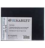 49 And Market Foundations 2inch Landscape Album - Black (6.5 x 8.5)