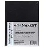 SO: 49 And Market Foundations 2 Portrait Album 8.5X6.5 - Black