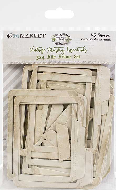 SO: Vintage Artistry Essentials File Frame Set 3x4