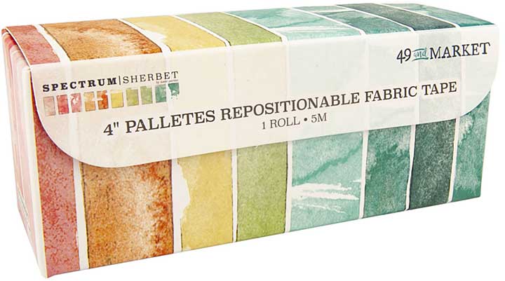 SO: 49 And Market Spectrum Sherbert 4 Fabric Tape Roll - Palletes