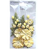 49 And Market Royal Spray Paper Flowers 15pk - Sunshine