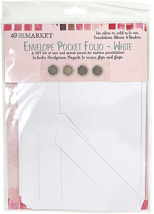 SO: 49 And Market Foundations Envelope Pocket Folio - White