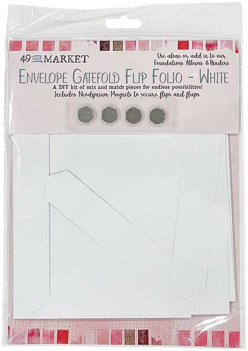 SO: 49 And Market Foundations Envelope Gatefold Flip Folio - White