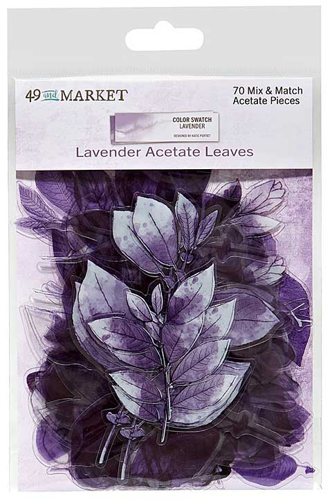 49 And Market Color Swatch Lavender Acetate Leaves