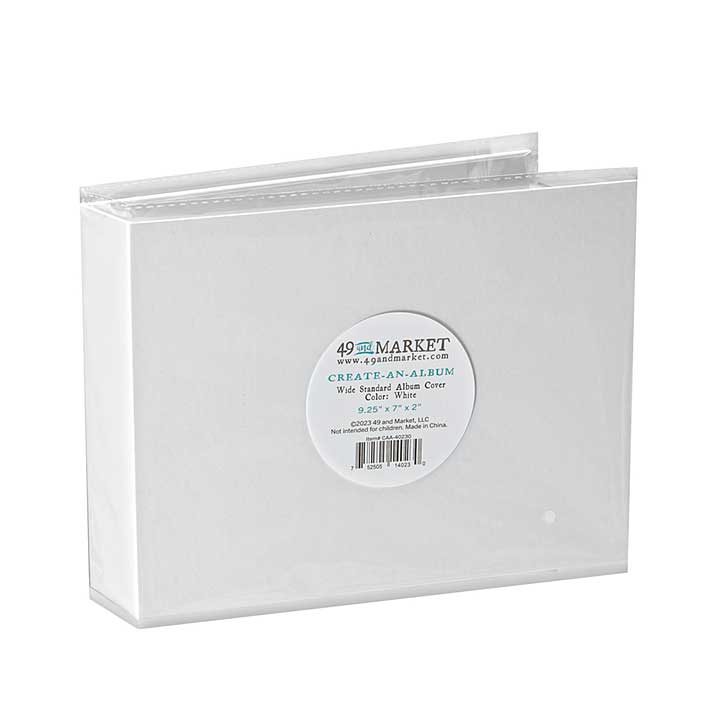 49 And Market Create-An-Album Wide Standard Album Cover - White
