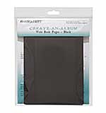 49 And Market Create-An-Album Wide Book Pages - Black